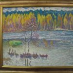 438 8427 Oljemålning